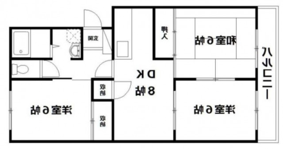 和と洋の融合で生き生きした生活を提案♪の間取り図