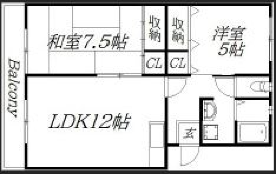 畳×BLACKの間取り図