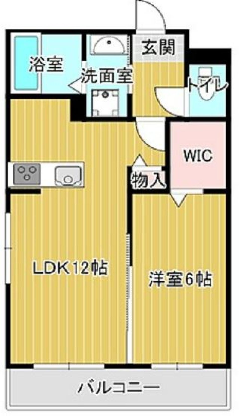 坂の上の　築2年の間取り図