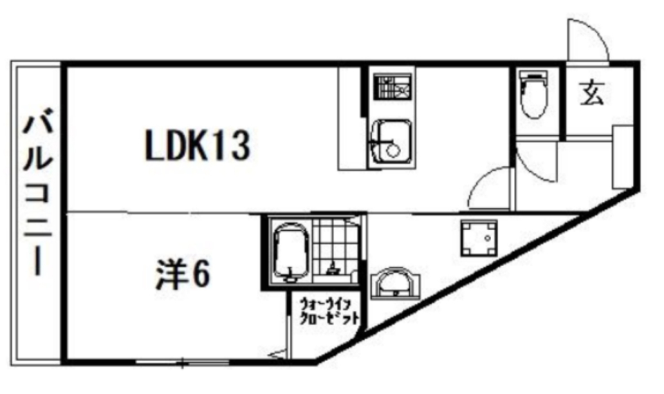 坂の途中にの間取り図