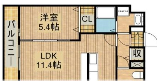 間取りは1LDK