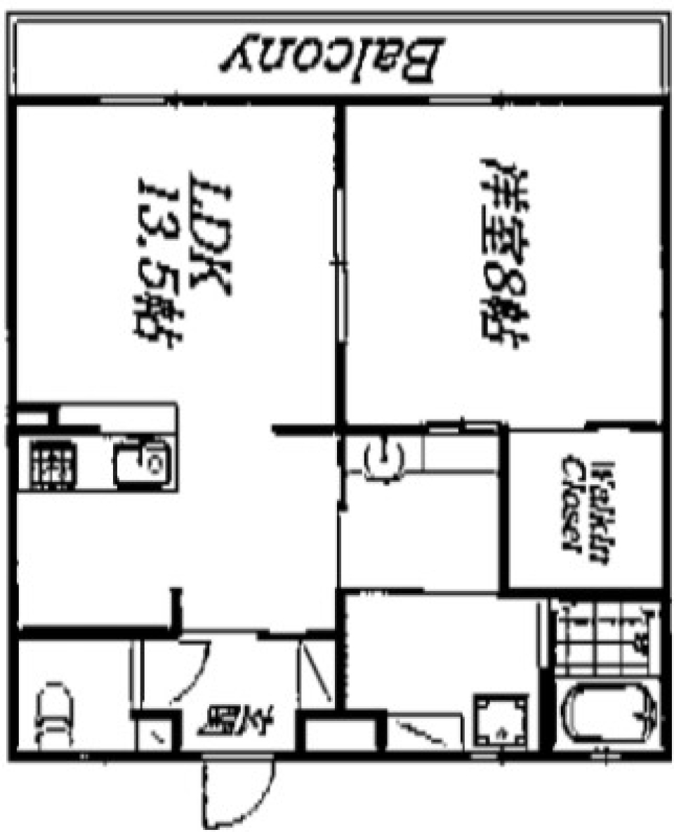 窓の向こうに見えるものは…？の間取り図