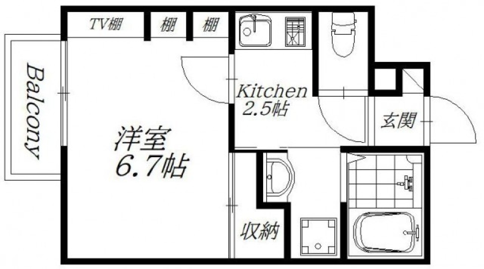つまり、公園のとなり。の間取り図