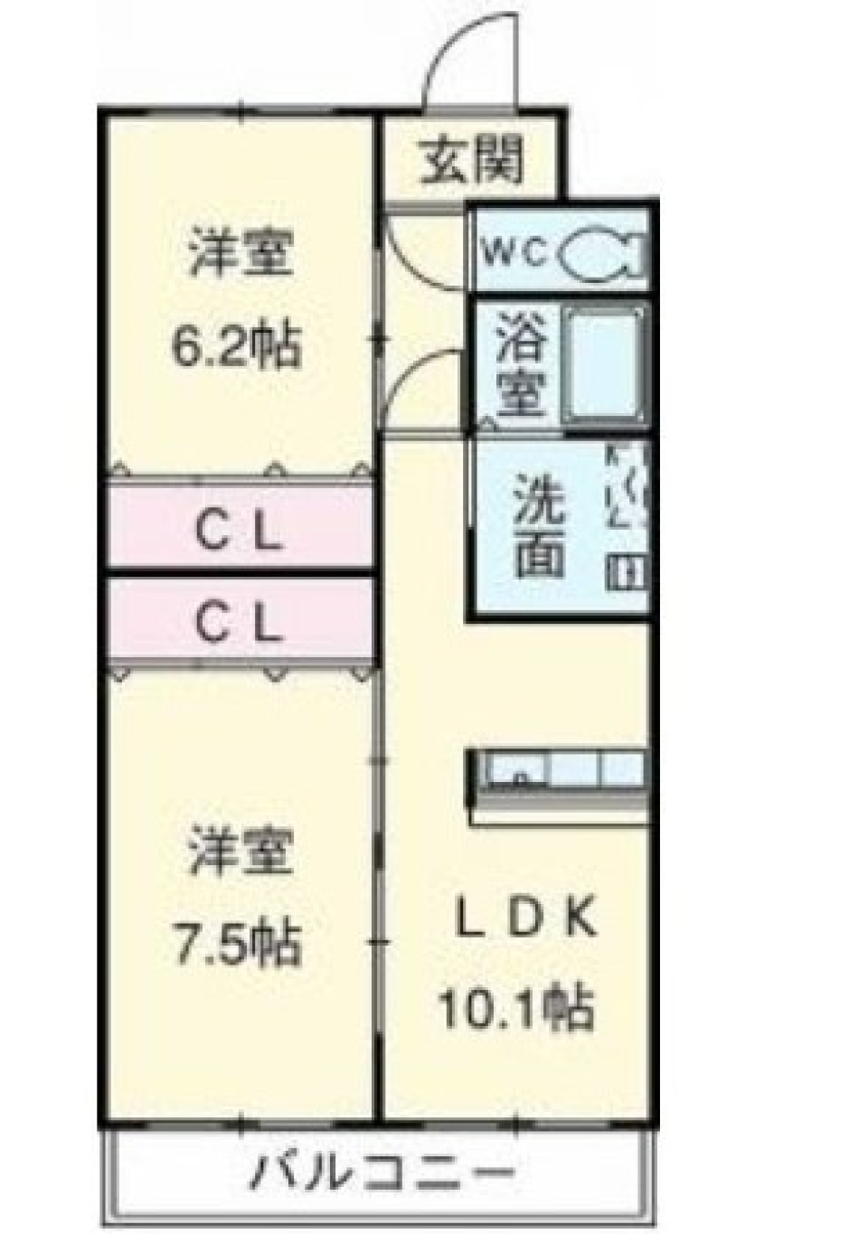エレベーターor階段の間取り図