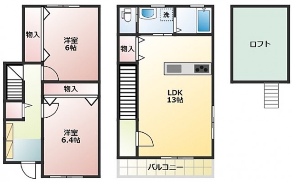 家族で過ごすHappy Lifeの間取り図