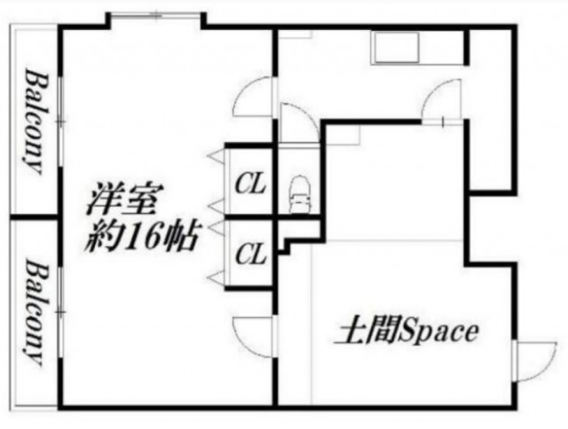 間取りはこちら。