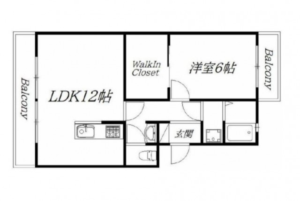 ぬくもる木のキッチンの間取り図