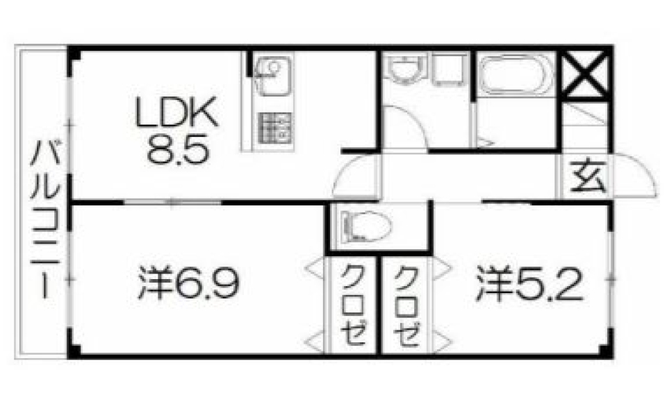 NO 段差ライフの間取り図