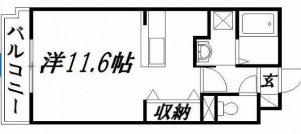 おひとり様いらっしゃいの間取り図