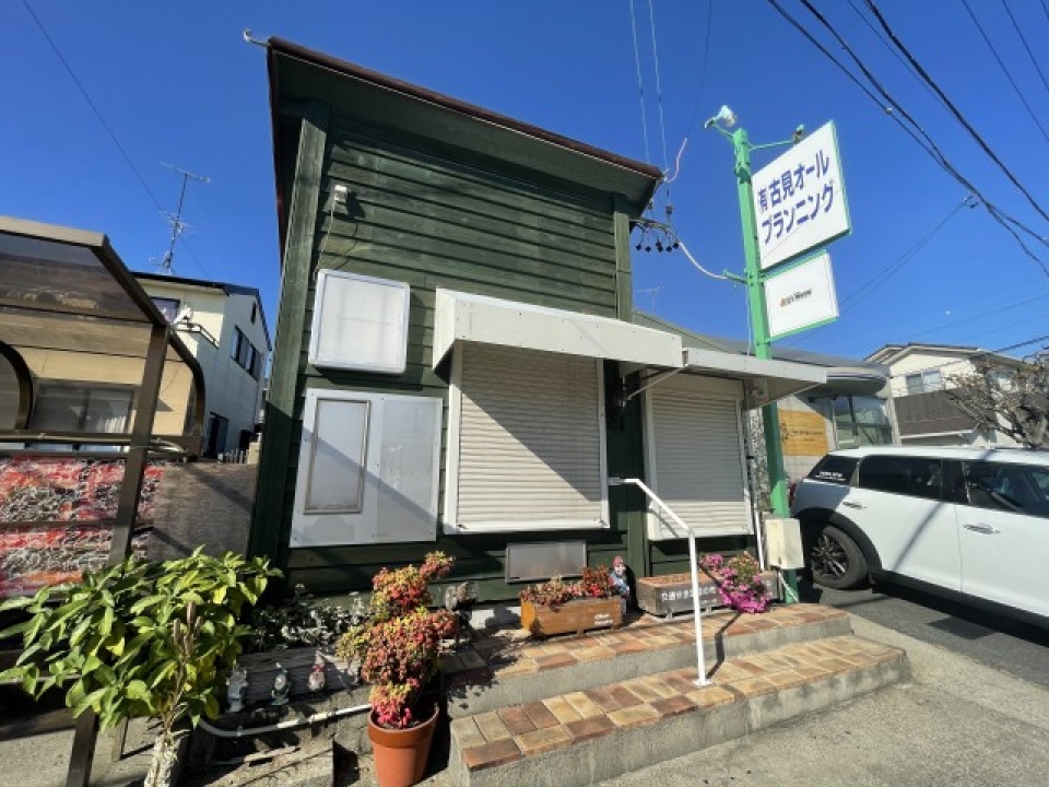 シャッターを閉めたところ。