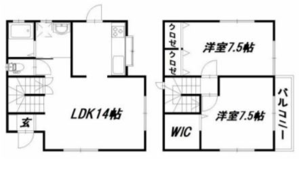空が青いなぁ～の間取り図