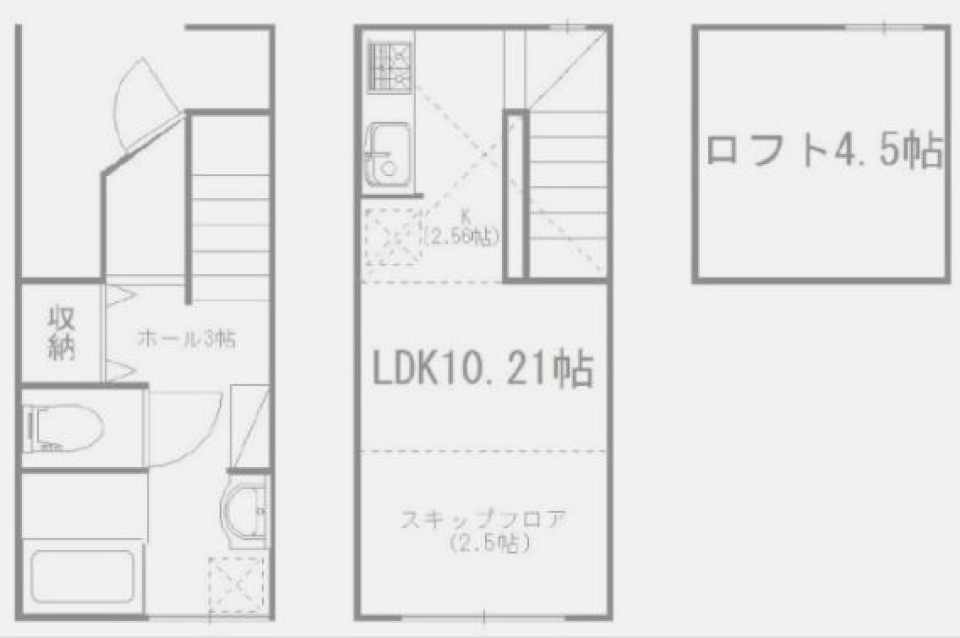 バイカーにぴったりの間取り図