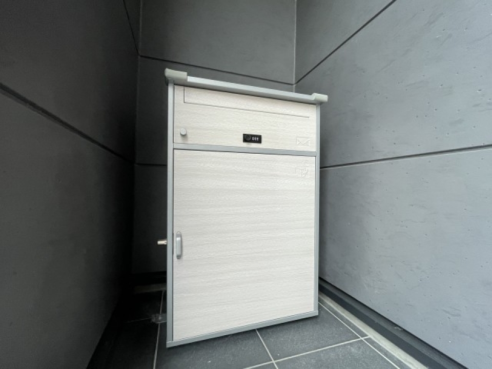 郵便・宅配BOXついています。