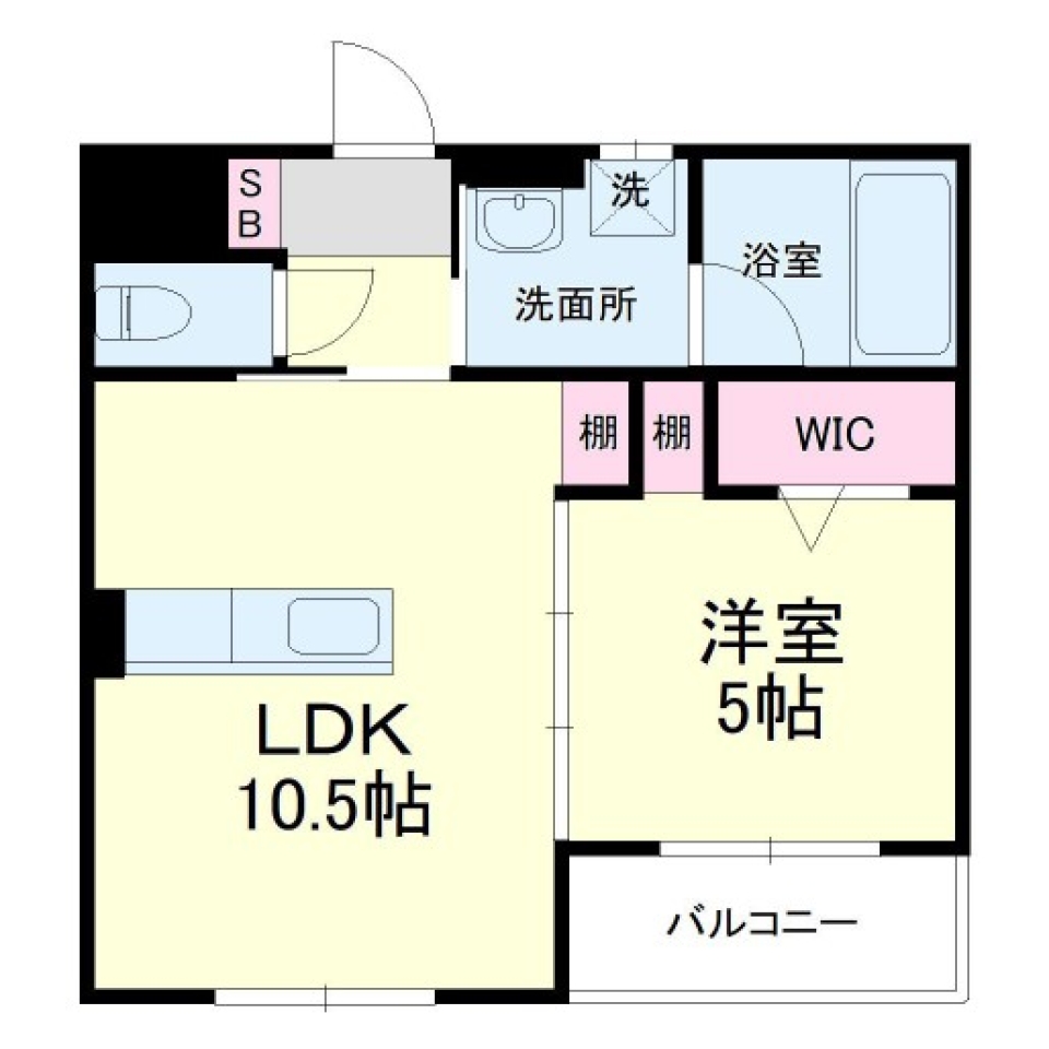 築浅で清々しい新生活に♪の間取り図