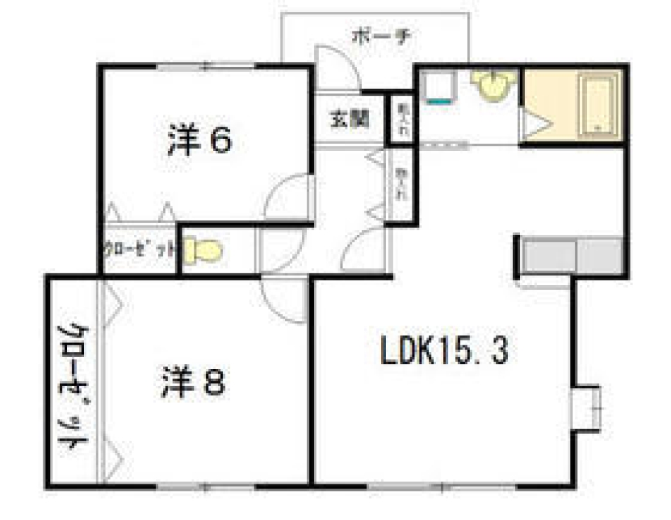 ばらの花をかけて。の間取り図