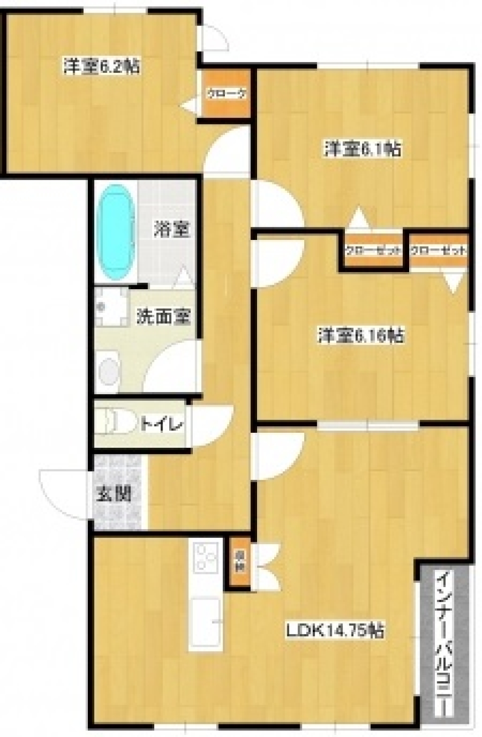 YAMATE White museumの間取り図