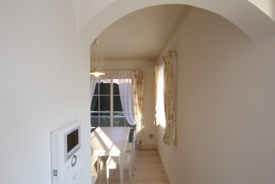 室内にいるのに洋風庭園にいる気分です。