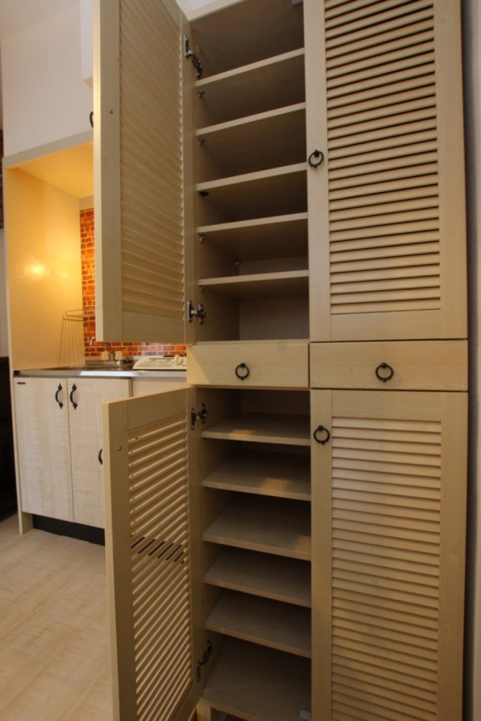 シューズBOXはビッグサイズ。