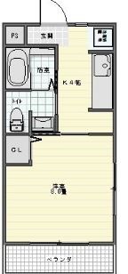 間取り図はこんな感じ。