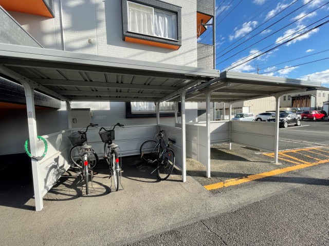 駐輪場もあります