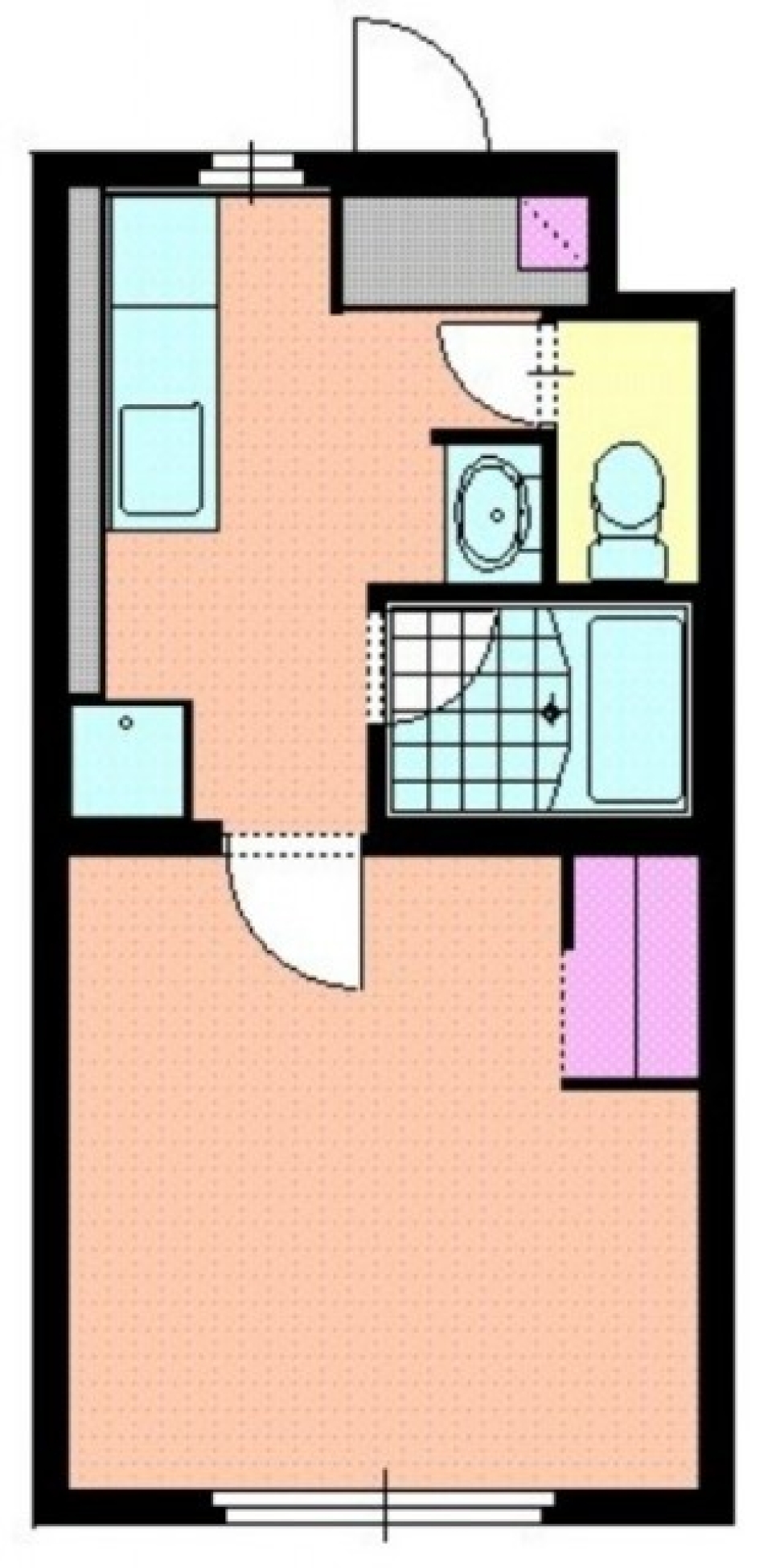 おしゃかわ部屋に住みたい！の間取り図