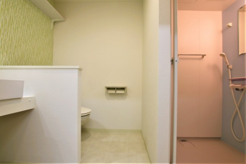 水回りはコンパクト、でもしっかりキレイ