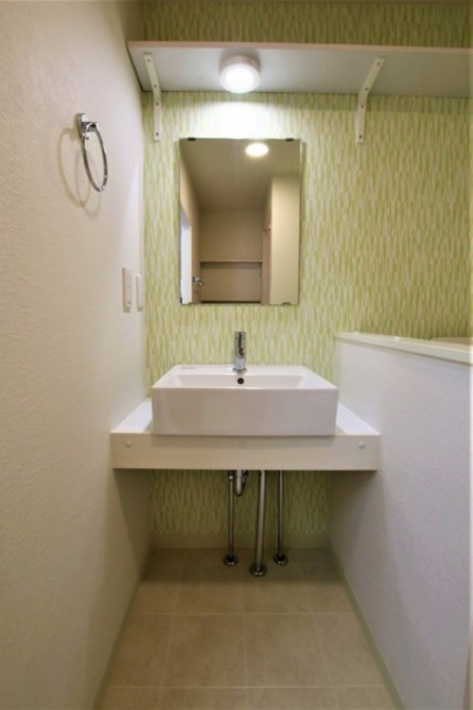 おしゃれなカフェにありそうな洗面台