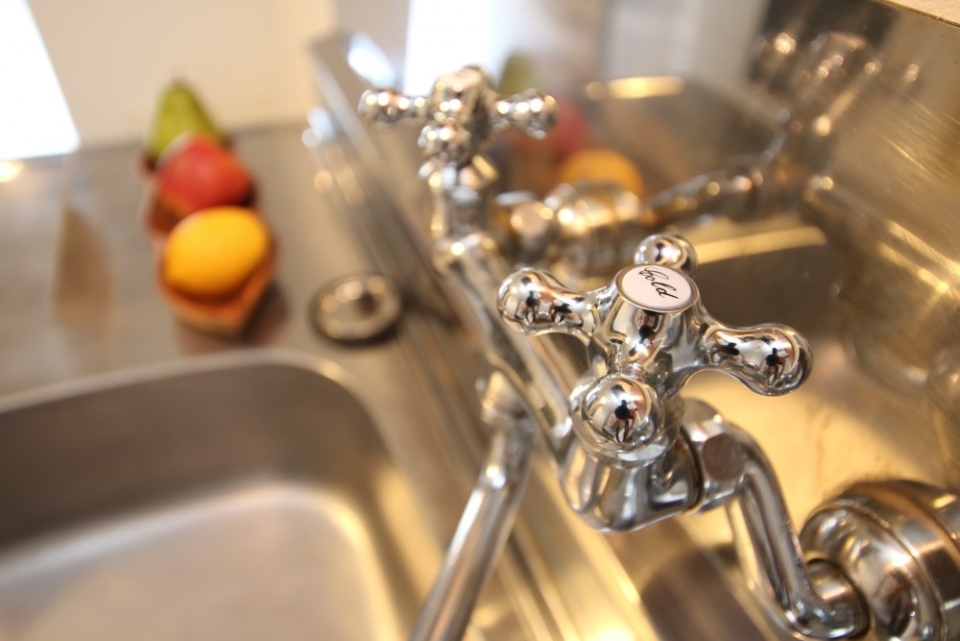 余談ですが、キッチン水栓に味を感じた。