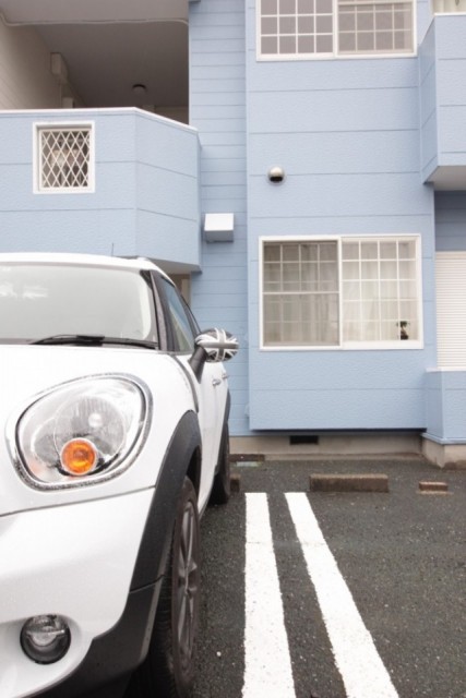 外観もレトロ感のある水色でGOOD！