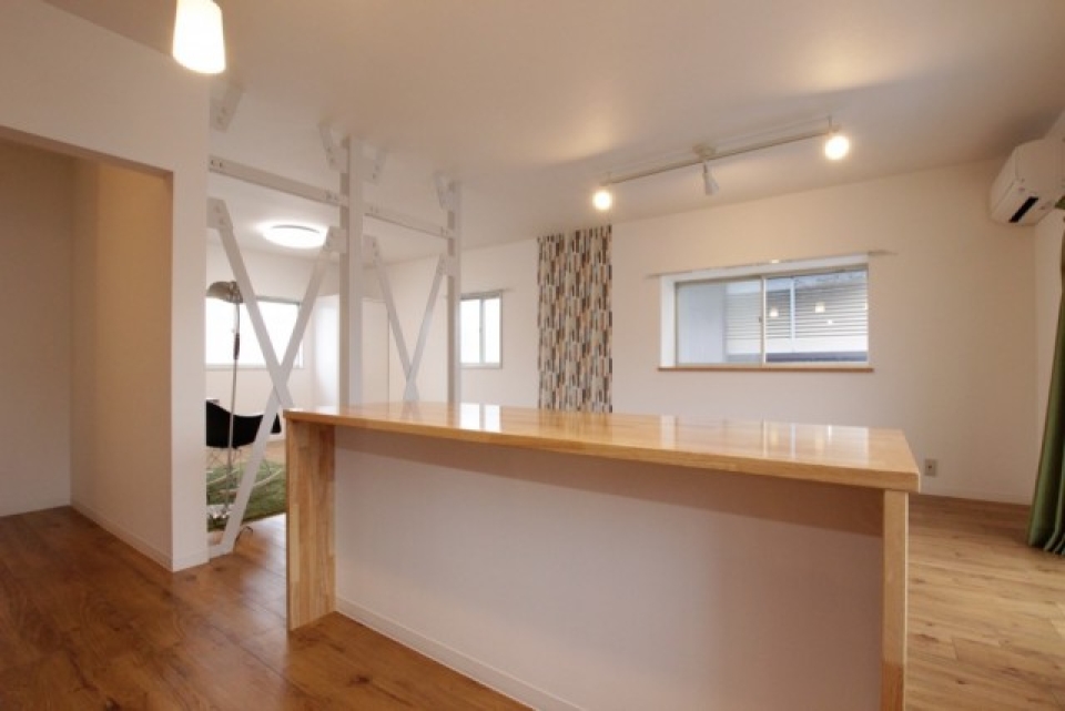 カウンターも大きく使い勝手はいいはず。