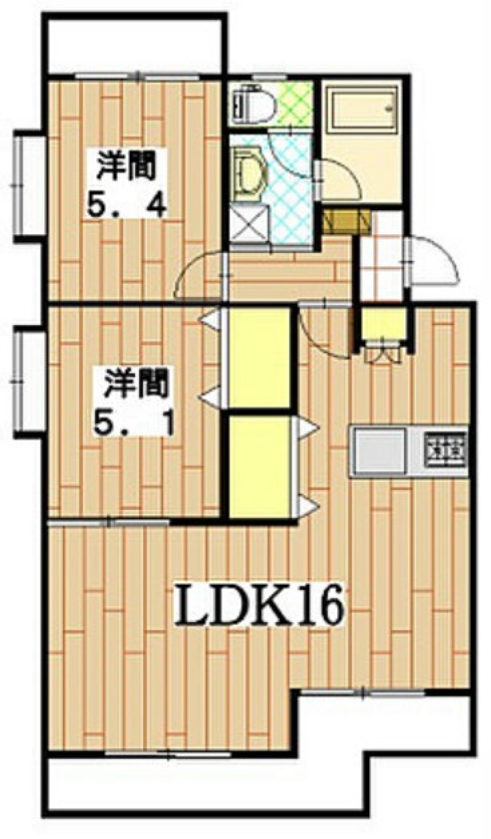 お洒落ってこういうことの間取り図