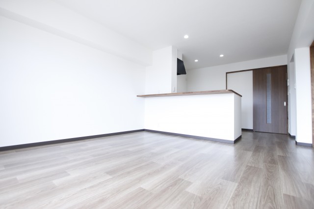 12帖のリビングルーム。