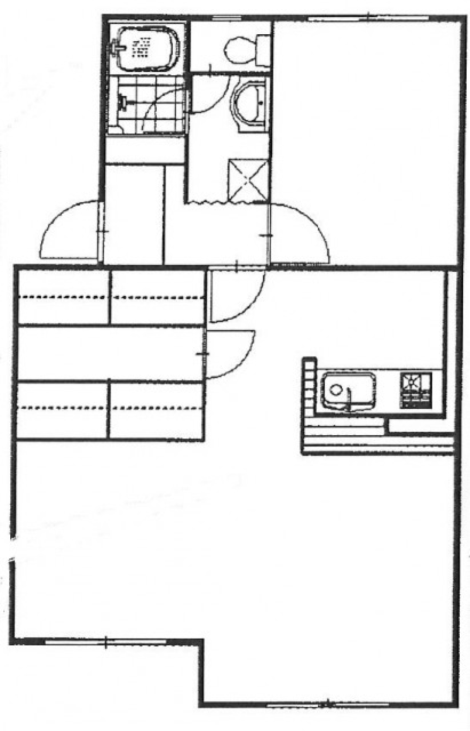 4畳半、時代が変わればの間取り図