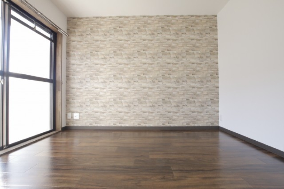 LDKの窓際のあたり。