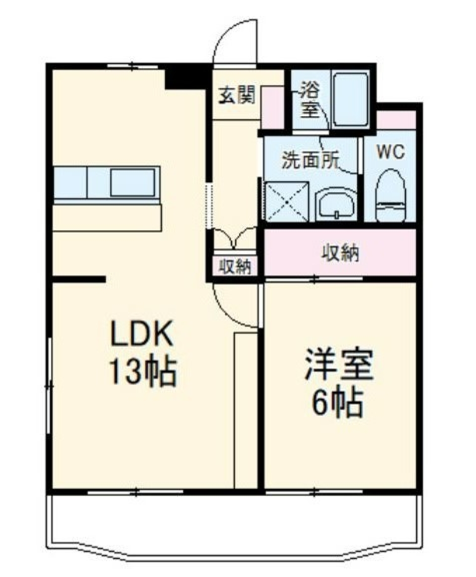 このお部屋の使い方はあなた次第の間取り図