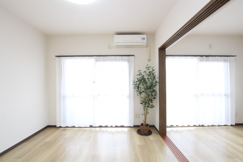 2部屋を繋げると大空間になります。