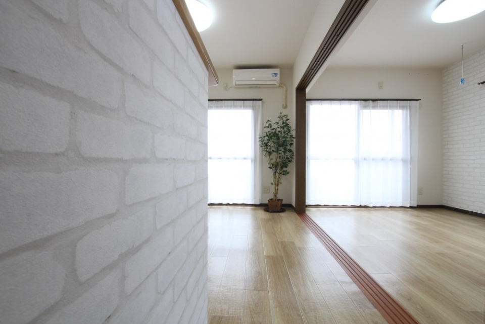 アクセントウォールでオシャレな空間に！