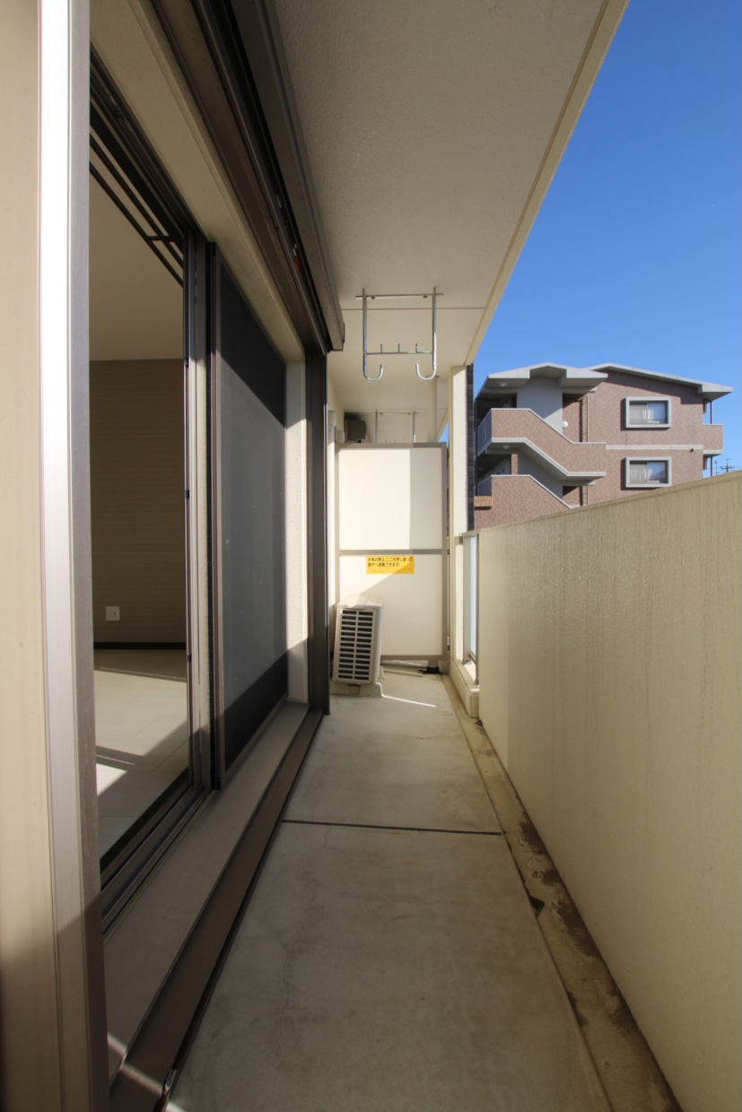 広々バルコニー