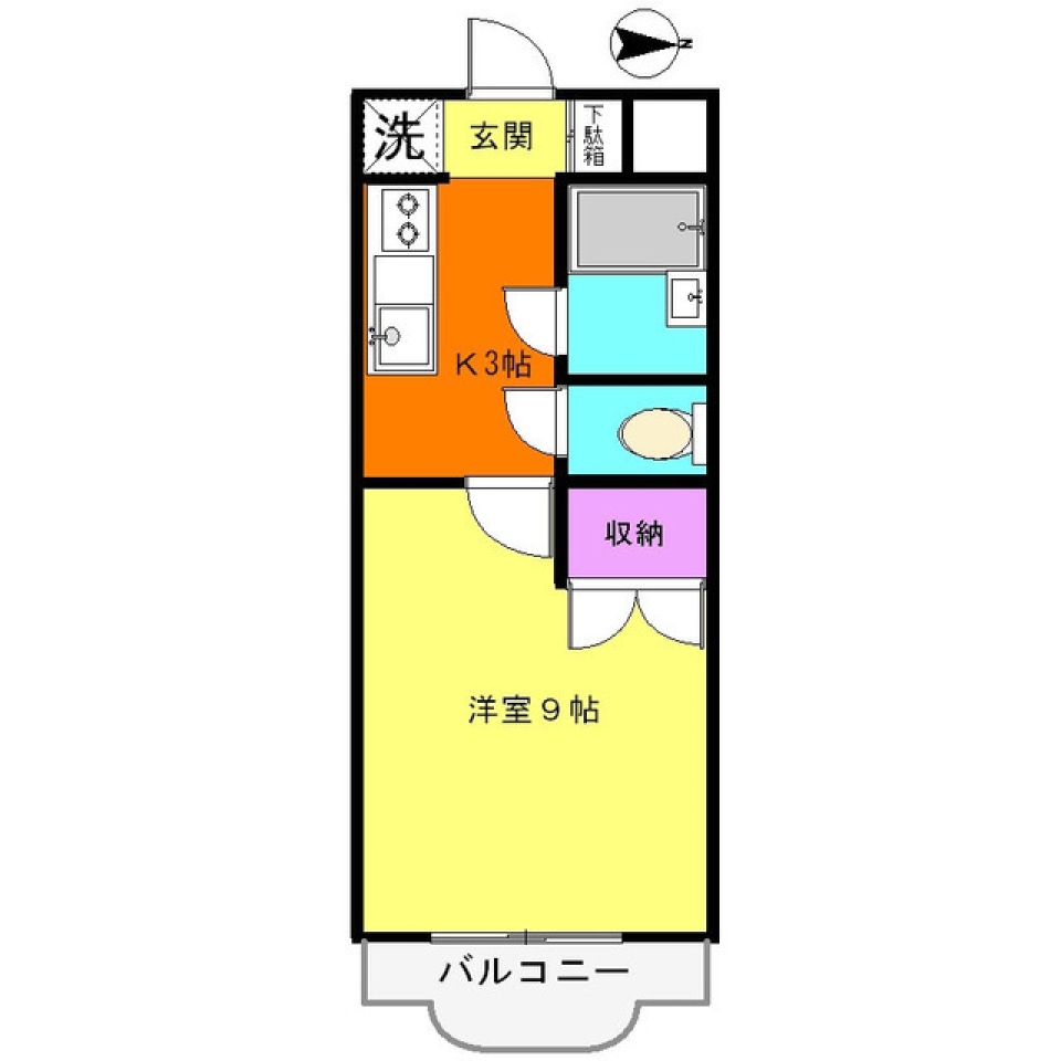 私の住まいは北欧の間取り図