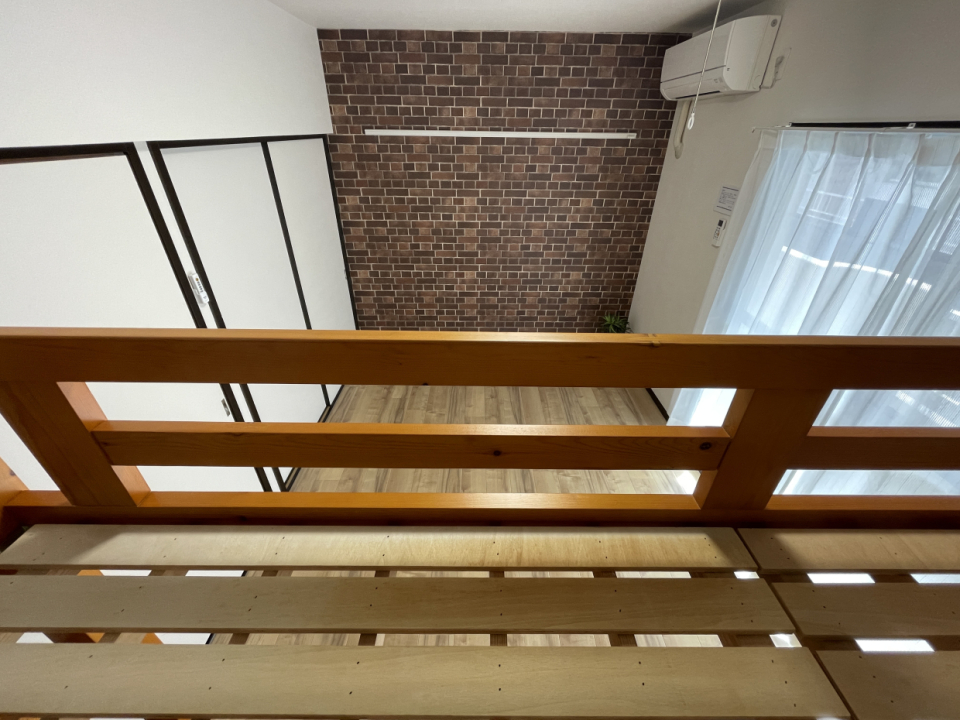 高いところから見る部屋はちょっとワクワクします