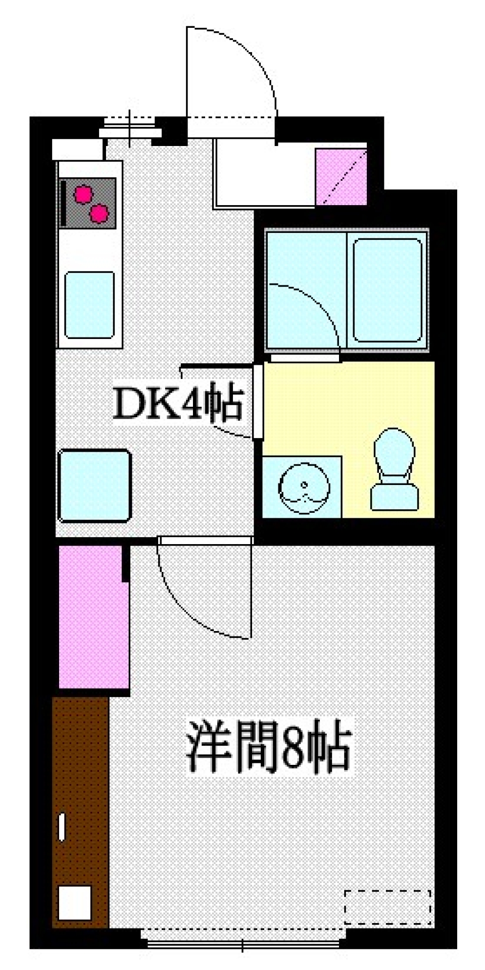 まるで新緑のようなの間取り図