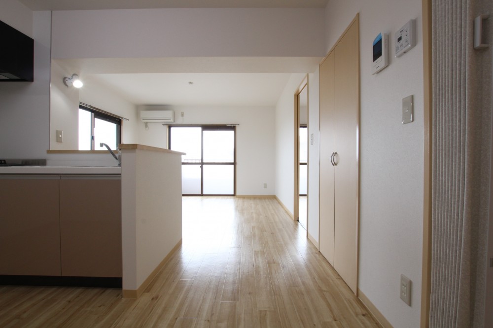 2DK&rArr;1LDKへリノベーション済。