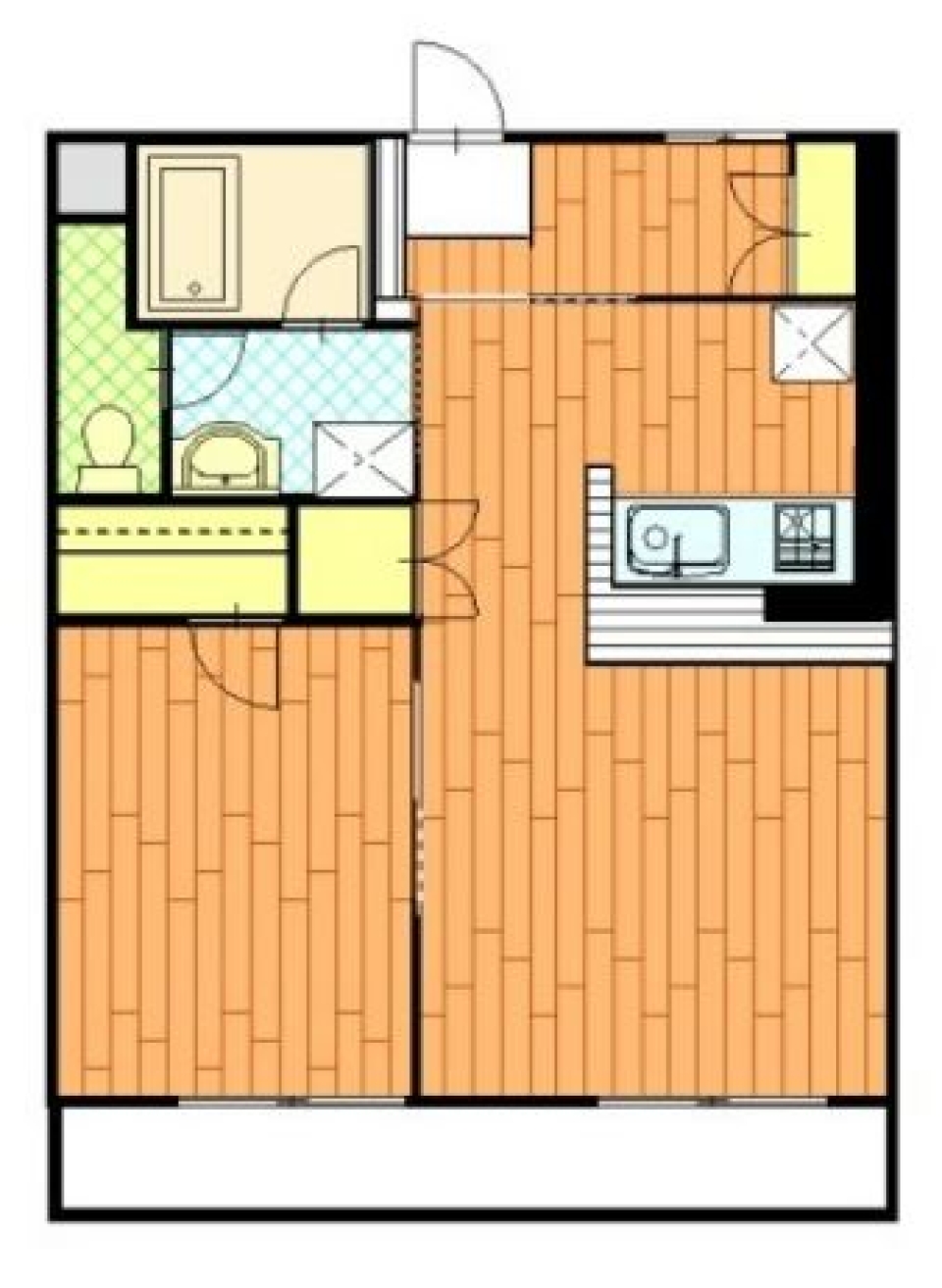 NEW LIFEをここからの間取り図