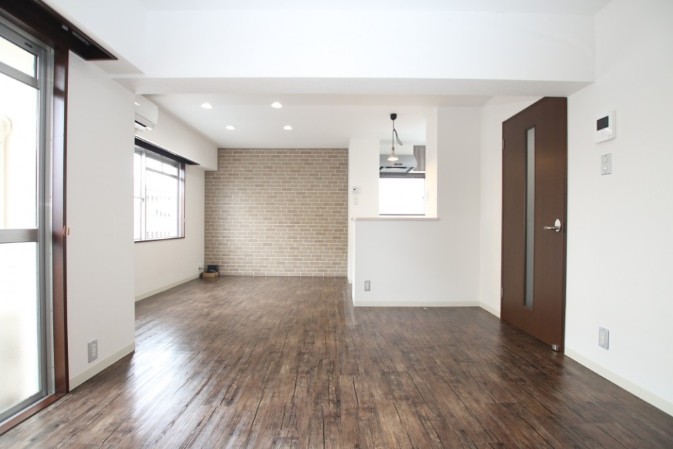 14帖ほどのリビング。