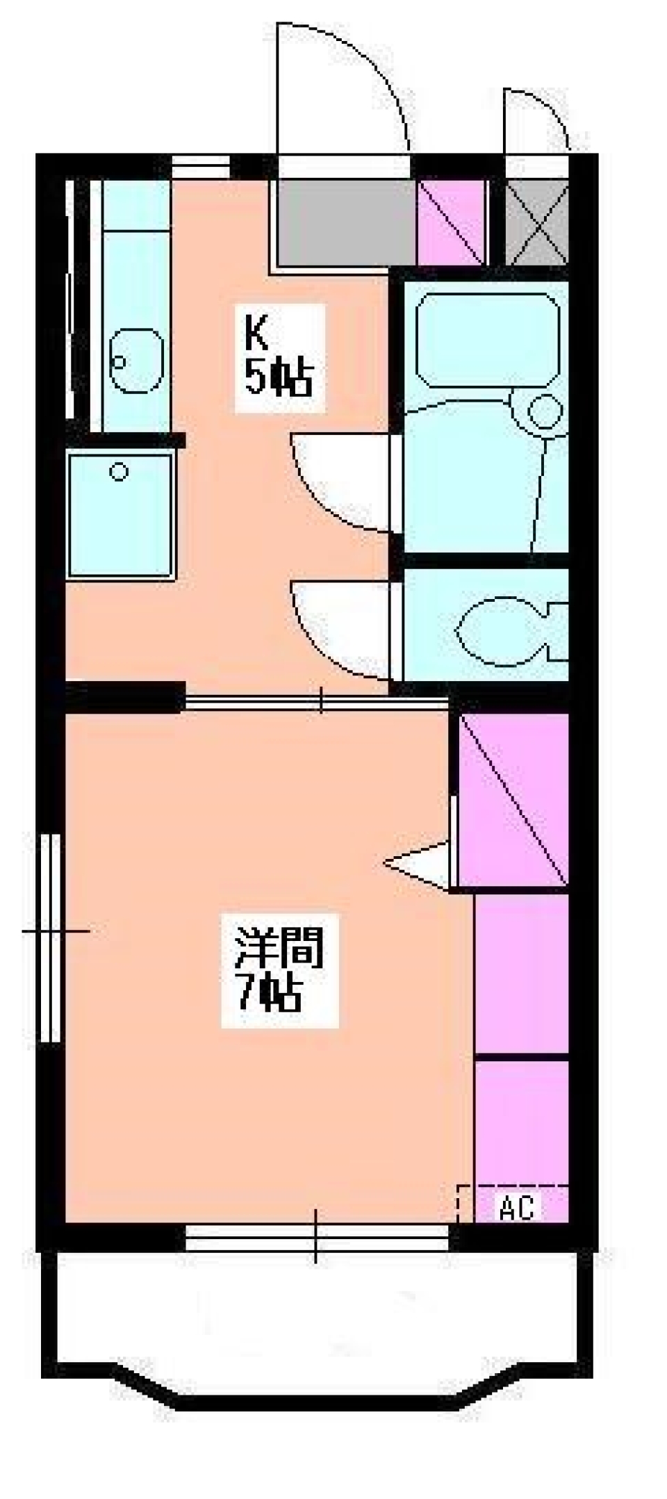 モダンでスタイリッシュなの間取り図