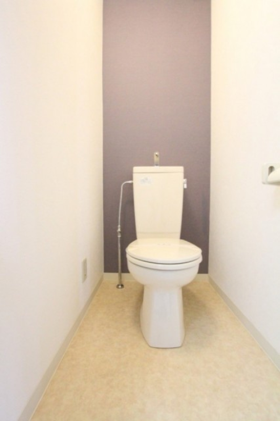 トイレのアクセントウォールでオシャレ度アップ