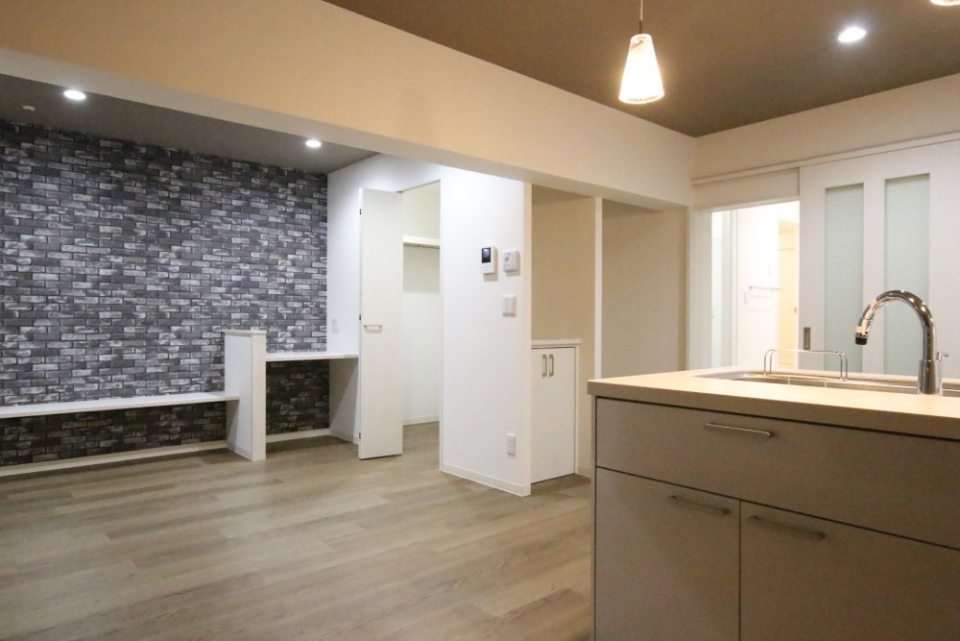 オシャレ度高めのLDKでまったり夜時間