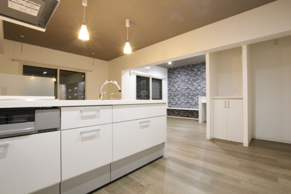 料理もはかどる！システムキッチン。