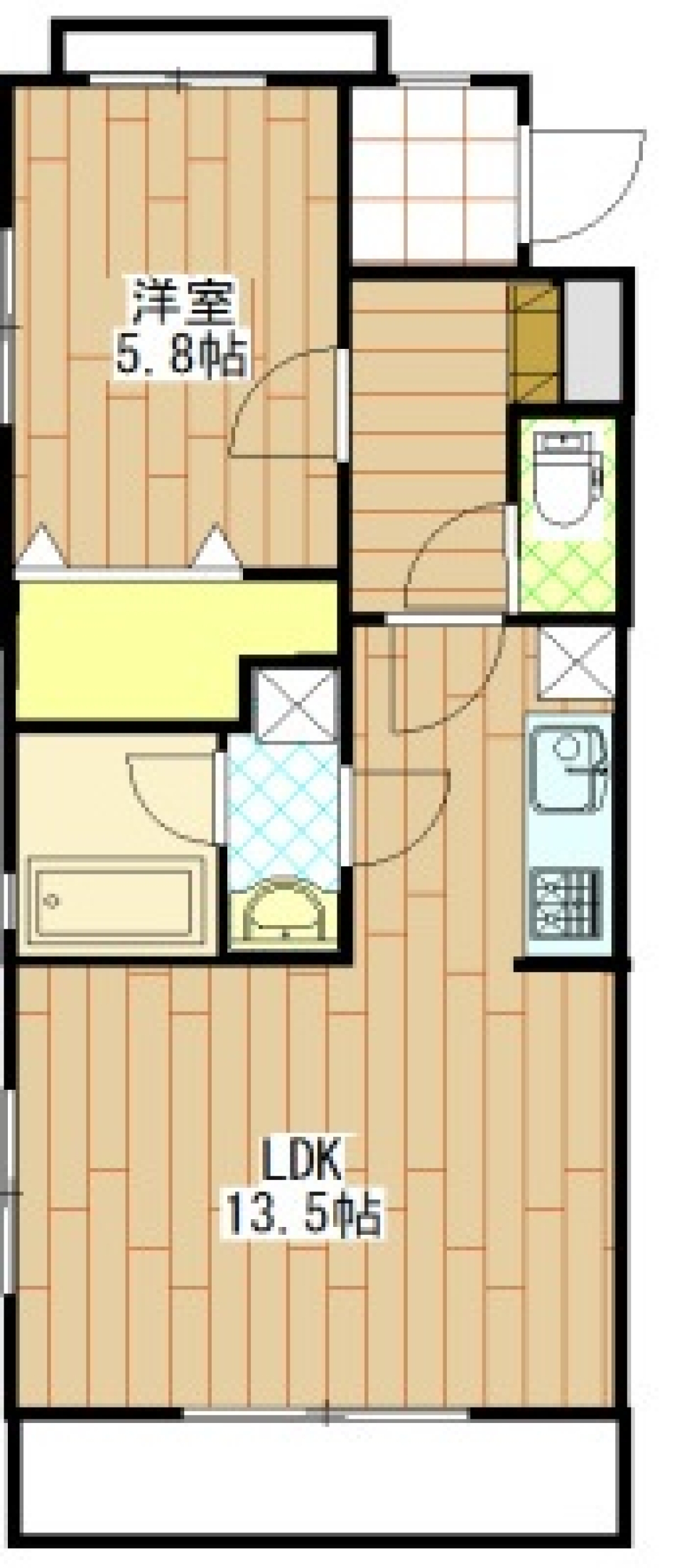 007 in the HOTELの間取り図