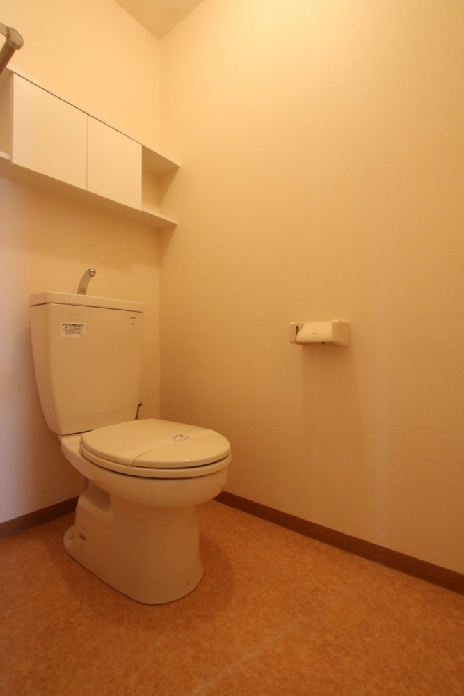 空けたらトイレが広くてびっくり。